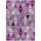 Homeroots 10' X 14' Merlot Purple And Lavender Geometric Washable Indoor Outdoor Area Rug 583045 - alternate 6