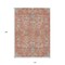 Homeroots 10' X 14' Coral Charcoal And Gray Floral Washable Indoor Outdoor Area Rug 605472 - alternate 6