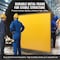 Vevor Welding Screen with Frame 6'x8' Welding Curtain Screen on 4 Wheels Yellow XU-2312 - alternate 4