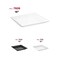 Smarty Had A Party 16 x 16 Clear Square with Groove Rim Plastic Serving Trays 24 Trays, 24PK 7926-CASE - alternate 4