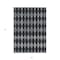 Homeroots 3' X 5' Charcoal Geometric Washable Indoor Outdoor Area Rug 577031 - alternate 5