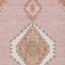 Homeroots 5' X 8' Pink Green And Ivory Oriental Washable Indoor Outdoor Area Rug 598437 - alternate 5