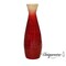 Uniquewise 28in Classic Bamboo Floor Vase Handmade, Decorative Glossy Red Vase for Dining Room, Living QI003242.M.RD - alternate 1