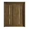 Sartodoors Sliding French Double Pocket Doors 64 x 84 inches, Ego 5014 Marble Oak, Kit Rail Hardware, Solid EGO5014DP-DMR-6484 - alternate 1