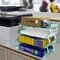 Acrimet Facility 4 Tier Letter Tray Side Load Letter Size Desktop File Organizer Plastic Clear Green 256.5 - alternate 4