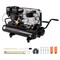 Vevor 9 Gal Twin-Tank Gas Powered Air Compressor 6.5HP 9CFM 115PSI Max Pressure Z-2065/8 - alternate 1
