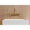Kingston Brass Double-Handle Wall Mount Bathroom Faucet, Brushed Brass KS7257BL - alternate 3