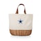Picnic Time Family Of Brands Dallas Cowboys - Promenade Picnic Basket, (Beige Canvas) 203-20-187-094-2 - alternate 1