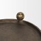 Homeroots 16in Antiqued Gold Metal Hand Finished Oval Vanity Tray With Handles 731277 - alternate 3