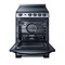 Summit 24in Wide Electric Range & Convertible Hood REXH24RSS - alternate 6