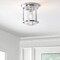 Jonathan Y Savannah 10.25" Metal/Glass LED Flush Mount, Chrome JYL7440C - alternate 5