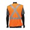 Pip ANSI Type R Class 2 Three Pocket Expandable Mesh Breakaway Vest 47201/O - alternate 2