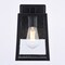 Vaxcel Sutton, 9.5 in H, Black Outdoor Wall Sconce, Seeded Glass, LED Compatible T0817 - alternate 7