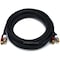 Monoprice 15ft Premium 2 RCA Plug/2 RCA Plug M/M 22AWG Cable - Black 5348 - alternate 1