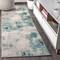 Jonathan Y Contemporary POP Modern Abstract Vintage Cream/Blue 2 ft. x 8 ft. Runner Rug CTP104A-28 - alternate 1