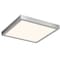 Dals Lighting Delta 14'' Square Indoor/Outdoor LED Flush Mount, Satin Nickel CFLEDSQ14-CC-SN - alternate 1