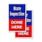 Signmission State Inspection Done Here, Vinyl Decals Only 24 Inch x 36 Inch, Vinyl Decal, 2PK DSB-2436-2PACK-StateInspectionDoneHere - alternate 1