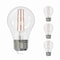 Bulbrite LED Filament, 7 Watt Dimmable A15 Light Bulb, Clear Glass Finish, E26 Base, 2700K 800 Lumens, 4PK 862057 - alternate 1