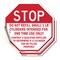 Signmission Stop Do Not Refill Small 1 Lb. Cyli, 4 inch X 4 inch, Vinyl Decal, 2PK OC-D-2PACK-4-252 - alternate 1
