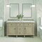 James Martin Vanities Lorelai 60in Double Vanity, Whitewashed Oak w/ 3 CM Ethereal Noctis Silestone Top 424-V60D-WWO-FENC - alternate 6