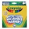 Crayola Ultra-Clean Washable Markers, Broad Bullet Tip, Assorted Colors, 10PK 58-7851 - alternate 1