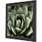 Homeroots Green Succulent II Brown Framed Print Wall Art 527046 - alternate 3