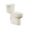 American Standard Complete Toilet, Elongated Bowl, 1.28 gpf Flush, 12 in Rough-In, 16-1/2 in H Rim, Bone 736AA101.021 - alternate 1