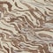 Homeroots 8' Brown Beige And Gray Round Abstract Washable Indoor Outdoor Area Rug 600278 - alternate 4