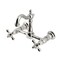 Kingston Brass Two-Handle Wall Mount Bridge Kitchen Faucet, Polished Nickel KS2446AX - alternate 1