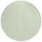 Homeroots 8' Mint Green And Ivory Round Geometric Washable Indoor Outdoor Area Rug 602427 - alternate 4