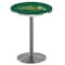 Holland Bar Stool Co 42" Stainless Steel North Dakota State Pub Table, 36" dia. Top L214S4236NDakSt-G - alternate 1