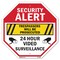 Signmission Security Alert Trespassers Will Be, 10 Inch X 10 Inch, Aluminum Metal Signs OC-A-10-5 - alternate 1