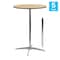 Flash Furniture 30 L, 30 W, 42 H, Birchwood, Chrome, Steel Top, Natural 5-XA-30-COTA-GG - alternate 14