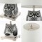 Jonathan Y Justina 16" Ceramic Mini LED Table Lamp, Black/White JYL3014C - alternate 5