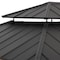 Sunjoy 12x16 ft. Wood Gazebo, Outdoor Patio Steel Hardtop Gazebo, Cedar Framed Wooden Gazebo, Dark Brown A1020326P0 - alternate 5