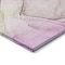 Homeroots 8' Runner Pink Abstract Washable Non Skid Indoor Outdoor Runner Rug 559398 - alternate 6