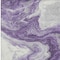 Homeroots 3' X 5' Purple And Silver Abstract Washable Indoor Outdoor Area Rug 618340 - alternate 5