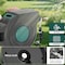 Wrightmaster Retractable 1/2 in. Dia x 100 ft. Wall Mount Garden Air Hose Reel w/ Shaft, 180 Deg Swivel Bracket ZOR-C2-30M12 - alternate 4