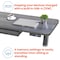 Motionwise Motionwise Electric Height Adjustable De, 24 in D X 48 in H, 48 in W X Wood and Steel, Gray SDG48CG - alternate 5