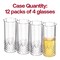 Smarty Had A Party 14 oz. Clear Crystal Cut High Ball Plastic Glasses (48 Glasses), 48PK 1706-CASE - alternate 8