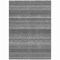 Homeroots 8' X 10' Gray And Silver Striped Washable Indoor Outdoor Area Rug 610597 - alternate 5