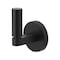 Gliderite Hardware Alpine Collection Robe Hook Matte Black Bathroom Hardware 9030-RD-MB-1 - alternate 1