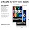 Signmission Vapors E-cigarettes, Vinyl Decals Only 24 Inch x 36 Inch, Vinyl Decal, 2PK DSB-2436-2PACK-Vapors E-cigarettes - alternate 2