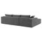 Homeroots 72" Gray Fabric Modular Sleeper Sofa 568307 - alternate 10