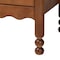 Baxton Studio Hoffman Chest with Scalloped Apron and Turned Legs, Walnut Brown 272-14822-ZORO - alternate 6