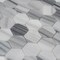 Apollo Tile Gray 12x12 Equator Marble Polished Floor and Wall Mosaic Tile 4.83 sqft/case, 5PK APLMRM88G28A - alternate 4