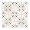 Apollo Tile Artisana 12x12 in. Honed Dolomite, Ice Grey, Ania Black Starburst Mosaic Tile (5 sq ft/case) 5PK APLAUR88WHITEA - alternate 5
