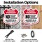 Signmission Private Property Shield Sign No Soliciti, 6 Inch X 6 Inch, Plastic Sign SHI-P-6-451 - alternate 4