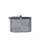 Homeroots 12" Gray Galvanized Steel Bucket 399669 - alternate 2
