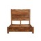Homeroots Brown Live Edge Solid Wood Queen Bed Frame 552251 - alternate 5